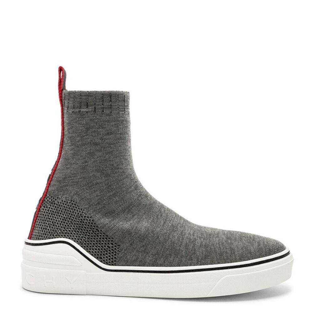 GIVENCHY George V Mid Sock Sneakers Gray Sz 43/US 10 $555